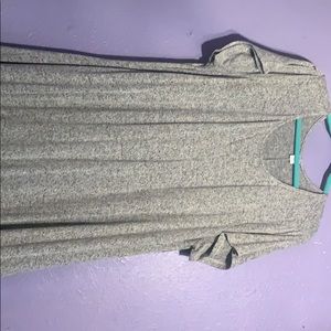 Gray t shirt dress